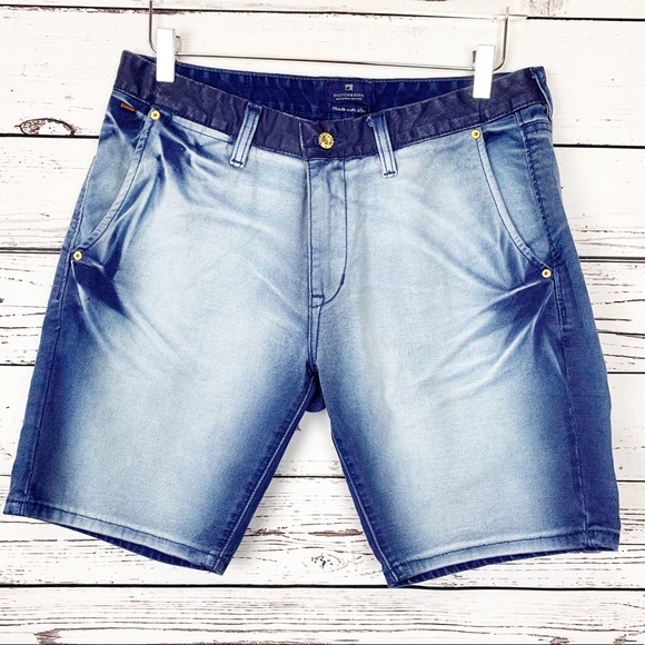 scotch and soda denim shorts